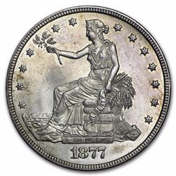 1877 Trade Dollar Unc MS-62