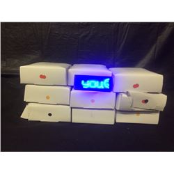 LED PROGRAMMABLE NAME BADGES LOT