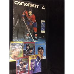 SPORTS FAN SOUVENIR LOT (CARDS, MAGAZINE)