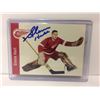 Image 1 : AUTOGRAPHED GLENN HALL HOCKEY TRADING CARD