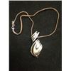 Image 1 : NECKLACE W/ BLOWN GLASS PENDANT