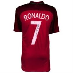 Cristiano Ronaldo Signed Portugal Authentic Soccer Jersey