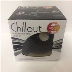 CHILLOUT PORTABLE ELECTRIC/ USB FAN IN BOX