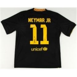 AUTOGRAPHED NEYMAR JR #11 Barcelona Third Football Shirt Jersey W/ COA