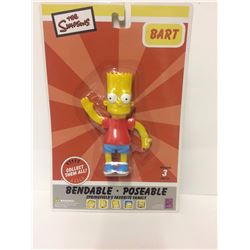 Bart Simpson Bendable PoseableThe Simpson toy 2002 NEW
