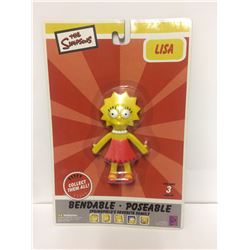 Lisa Simpson Bendable PoseableThe Simpson toy 2002 NEW