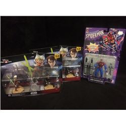 BRAND NEW STAR WARS & SPIDER-MAN ACTION FIGURES LOT
