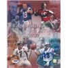 Image 1 : QUARTERBACKS OF THE CENTURY- MONTANA/ ELWAY/ UNITAS/ MARINO PHOTO (SIGNED BY MARINO)