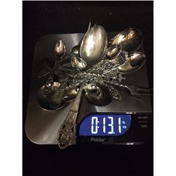 SILVER SPOON LOT (13.1 OUNCES)