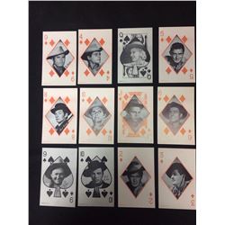MOVIE STAR PLAYING CARDS PICTURE POSTCARDS LOT (50'S & 60"S)
