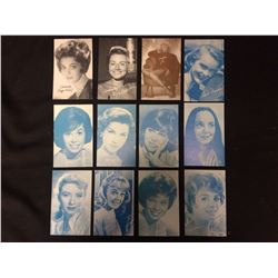 MOVIE STAR PICTURE POSTCARDS LOT  (COLOUR) (50'S & 60"S)