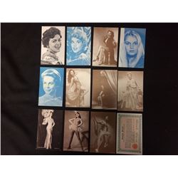 MOVIE STAR PICTURE POSTCARDS LOT  (COLOUR) (50'S & 60"S)