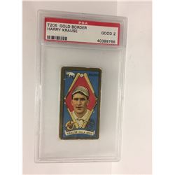 T205 GOLD BORDER HARRY KRAUSE (GOOD 2) PSA