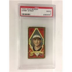 T205 GOLD BORDER GABBY STREET (GOOD 2) PSA