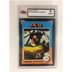 1975 TOPPS #300 REGGIE JACKSON (8 NMM)