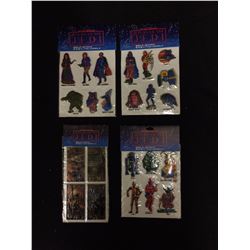 STAR WARS - RETURN OF THE JEDI SELF-STICK SET OF STICKERS LOT