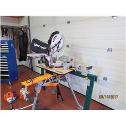 CRAFTSMAN COMPOUND LASER SLIDING MITRE SAW