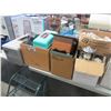 Image 1 : 5 BOXES OF ESTATE GOODS FLASHLIGHTS/COLLECTIBLES/TOOLBOX