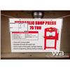 Image 2 : 75 TON HYDRAULIC SHOP PRESS