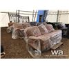 Image 2 : COUCH, LOVESEAT, & ARM CHAIR
