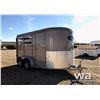 Image 2 : 2015 BIG TEX CM 14 FT. HORSE TRAILER