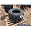 Image 1 : (2) 12-16.5 SKID STEER TIRES