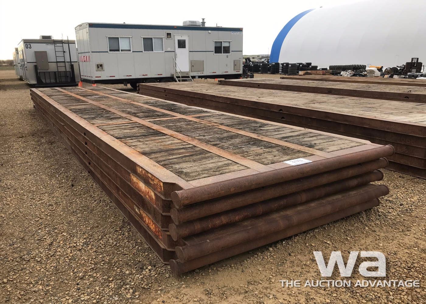 Metal Rig Mat (5) STEEL FRAMED RIG MATS