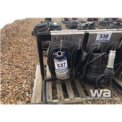 FLYGT 2" SUBMERSIBLE SUMP PUMP