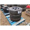 Image 1 : (1) CONTINENTAL LT275/70R18 TIRE & 8 BOLT RIM