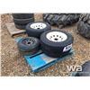 Image 1 : (4) GOODYEAR 205/75R15 TRAILER TIRES & RIMS