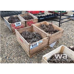 (2) SETS 20.5-25 LOADER TIRE CHAINS