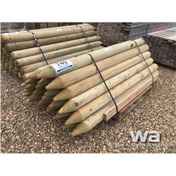 BUNDLE OF 6"X6 FT.  TREATED POSTS