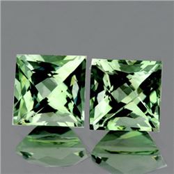 Natural Light Green Tea Amethyst Pair 10.00 MM - VVS