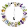 Image 1 : Natural Multi Gemstone 115 Carats Bracelet
