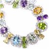 Image 2 : Natural Multi Gemstone 115 Carats Bracelet
