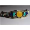 Image 1 : Tibet Amber Turquoise Lapiz Lazuli & Coral Bracelet