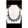Image 1 : Tibet Hand Made Turquoise & Coral Necklace