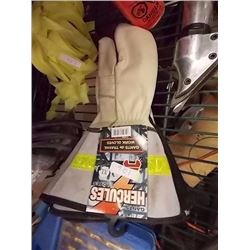 NEW LEATHER WORK GLOVES