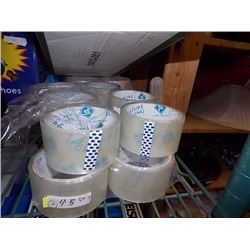 ROLLS OF NEW PACKING TAPE - 12 TTL