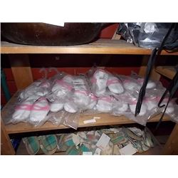 SHELF OF ASSORTED NEW LITTLE GIRL SHOES