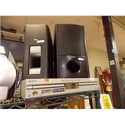 RCA SPEAKERS & SONY BOOM BOX & CD PLAYER - PS