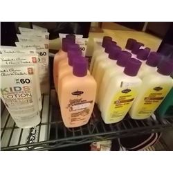 LOT OF KID'S SUNSCREEN - 45SPF - 4 TTL - PINK BOTTLE