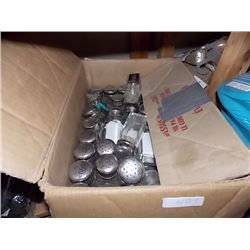 BOX SALT & PEPPER WITH SOME SALT & PEPPER