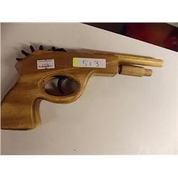 WOOD RUBBER BAND GUN