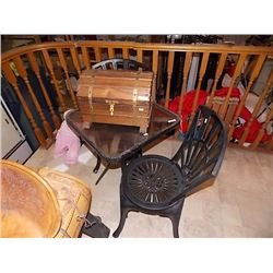 WROUGHT IRON  PATIO BISTRO SET - 3 PC