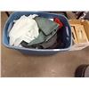 Image 1 : BIN OF MATERIAL / LEATHER