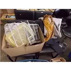 BOX OF BAKING PANS & MORE