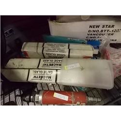 LOT OF NEW ASSORTED GLASS FOR GUAGES