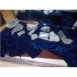 RAW JADE SEMI PRECIOUS STONES - 11 PC TTL