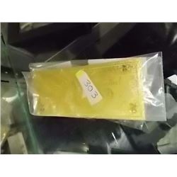 GOLD FOIL BILL - 24K GOLD - USA $2 - not legal tendar